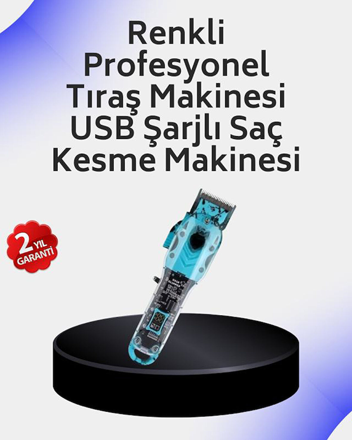 T Tipi Titanyum Başlıklı Traş Makinesi