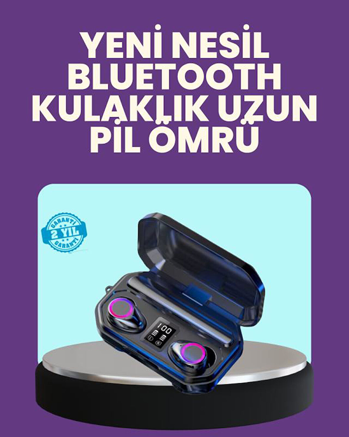 ANC Teknolojili Bluetooth Kulaklık – Aktif Gürültü Engelleme