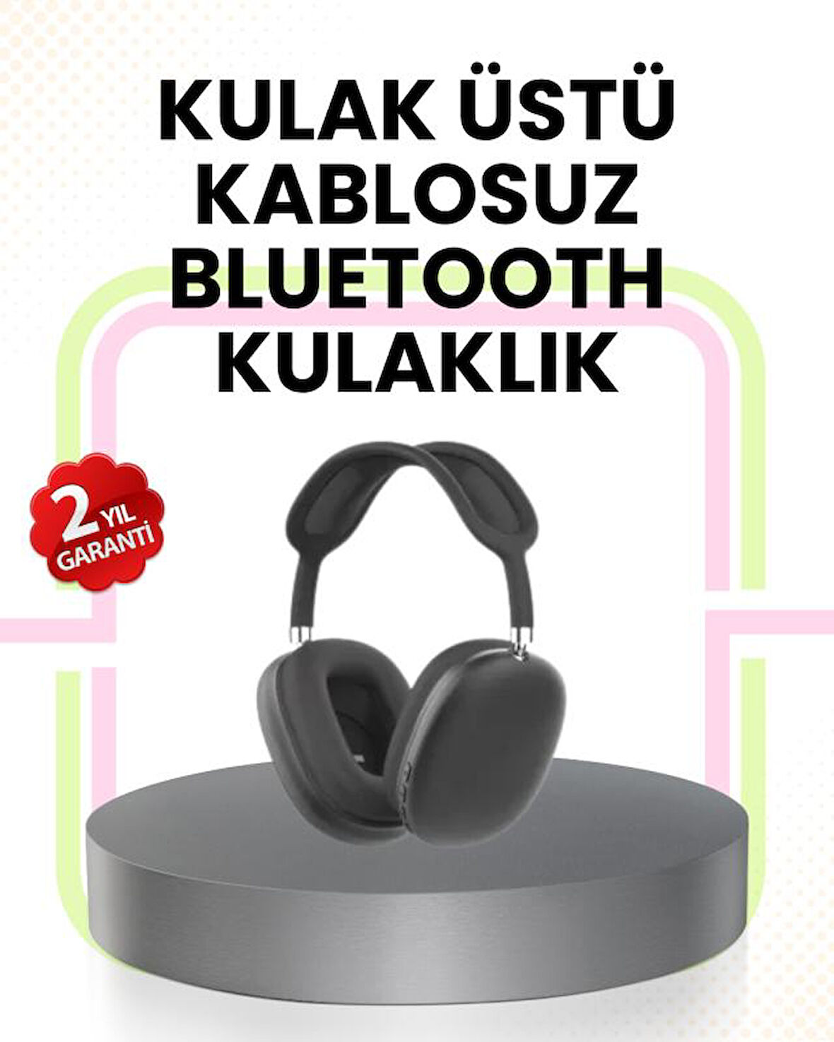 Gürültü Azaltmalı Bluetooth Kulaklık | 5 Saat Kesintisiz Müzik