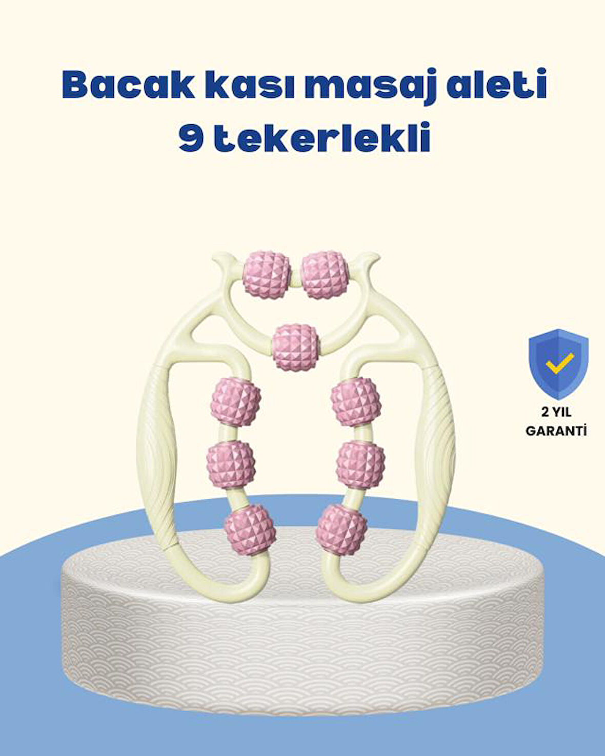 Dayanıklı Plastik Kas Masaj Rulosu Selülit Karşıtı