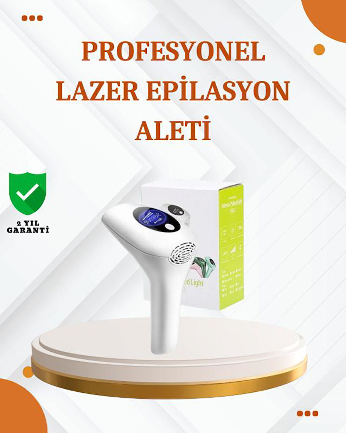 Hasuba IPL Lazer Epilasyon Cihazı HS-262 Ev Tipi Kullanım İçin