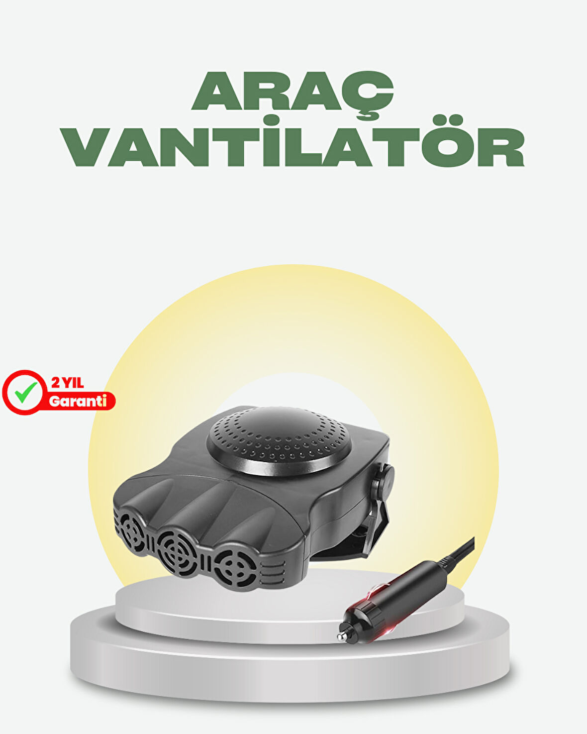 Çok Fonksiyonlu Araç İçi Isıtıcı ve Hava Temizleyici