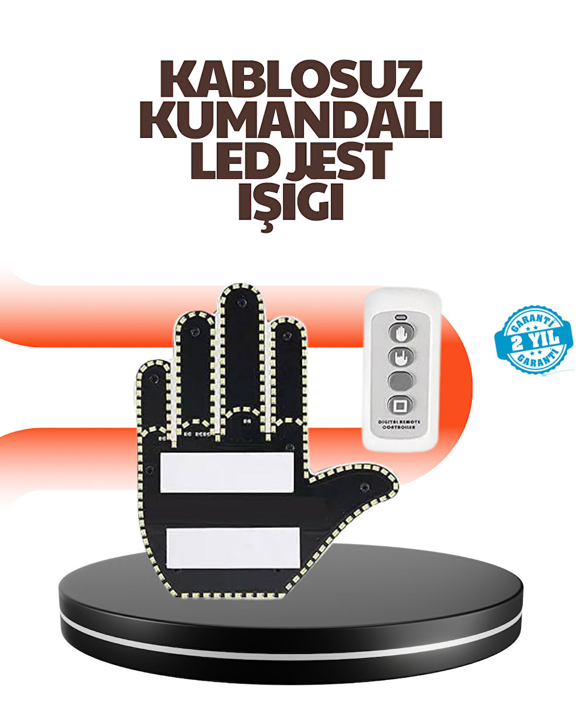 Araç İçin Eğlenceli LED El İşareti Işığı