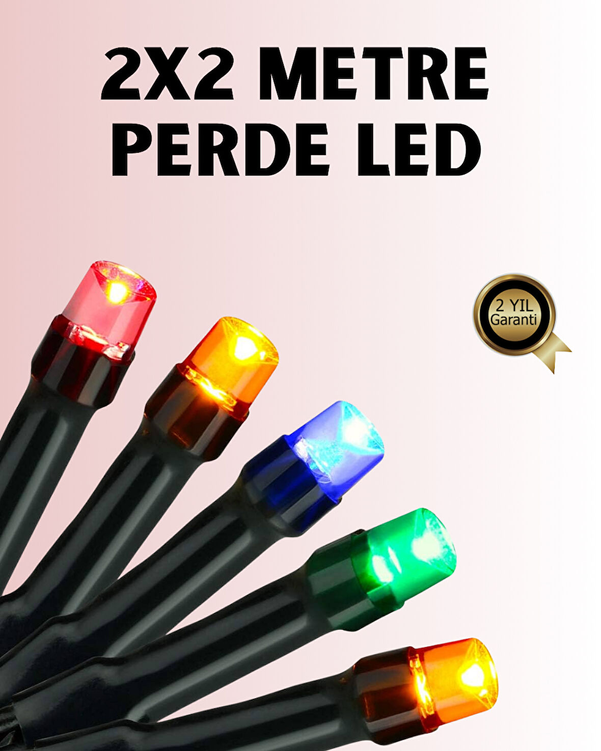 8 Modlu Zaman Ayarlı LED Perde Işık – Bahçe ve Balkon Dekorasyonu