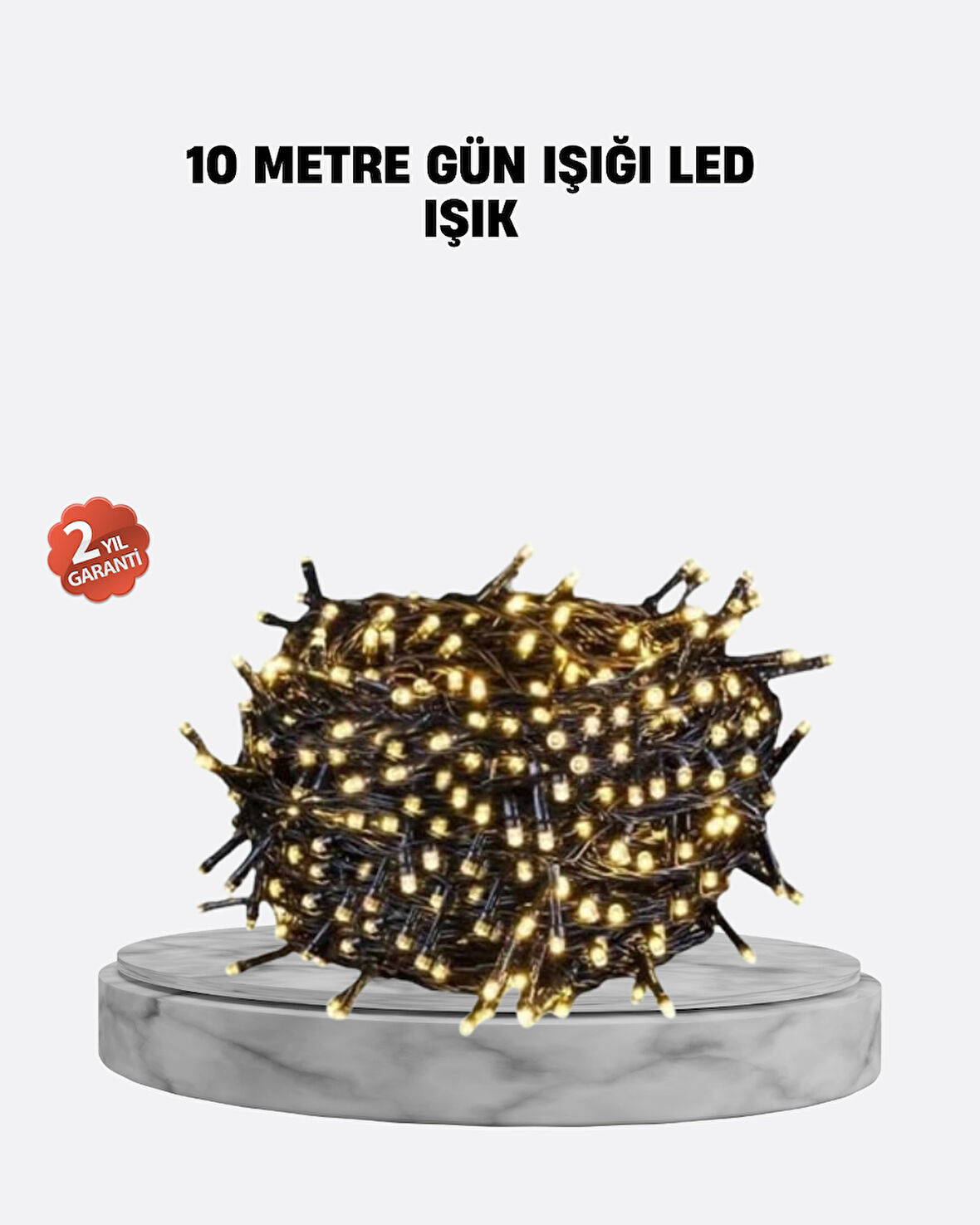 10 Metre LED Işıklı Dekoratif Parti ve Kutlama Aydınlatması