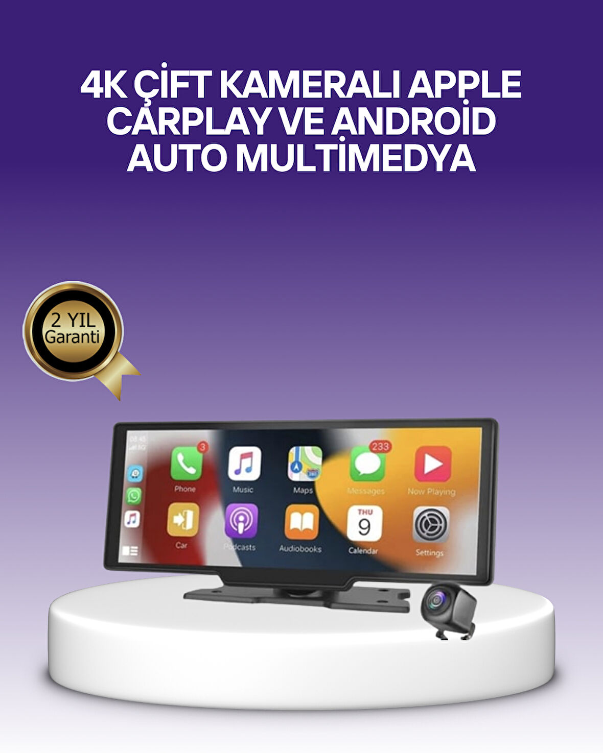 Volkswagen Golf, Polo, Passat, Jetta, Tiguan, BMW 3-5 Serisi CarPlay Android Auto 10.26” Ekran