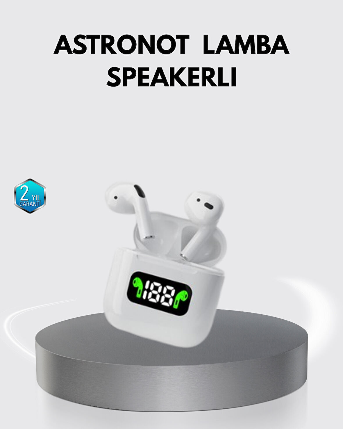 TWS Bluetooth 5.0 Kablosuz Kulaklık – Yüksek Ses Kalitesi, Dokunmatik Kontrol ve LED Şarj Ekranı