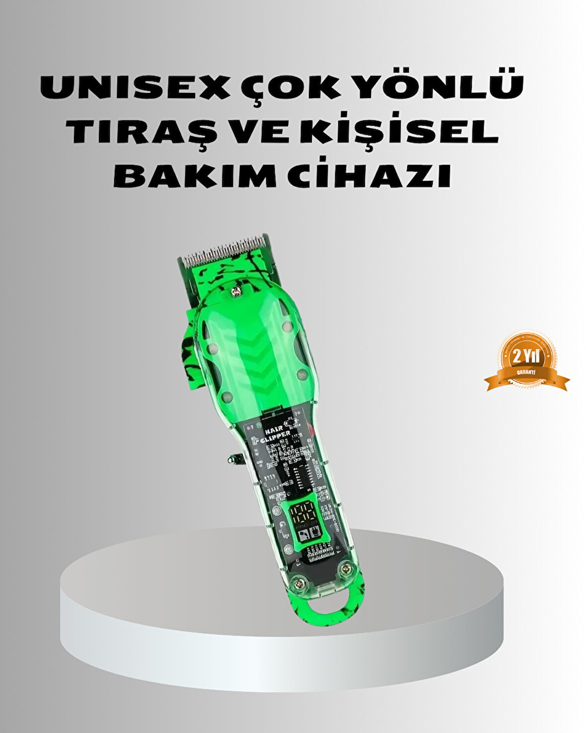 Suya Dayanıklı Çok Amaçlı Tıraş Makinesi – Islak & Kuru Kullanım, Seyahat Uyumlu