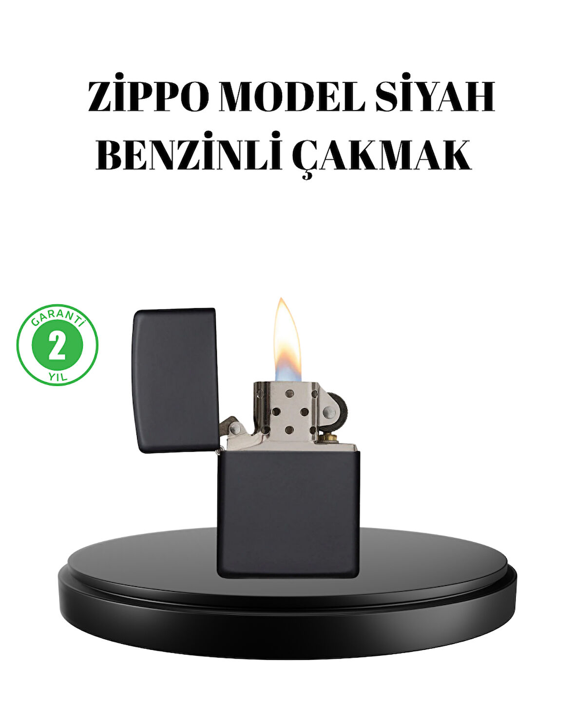 Metal Gövdeli Tasarım Çakmak Mat Yüzeyli ve Ergonomik Tutma Özellikli