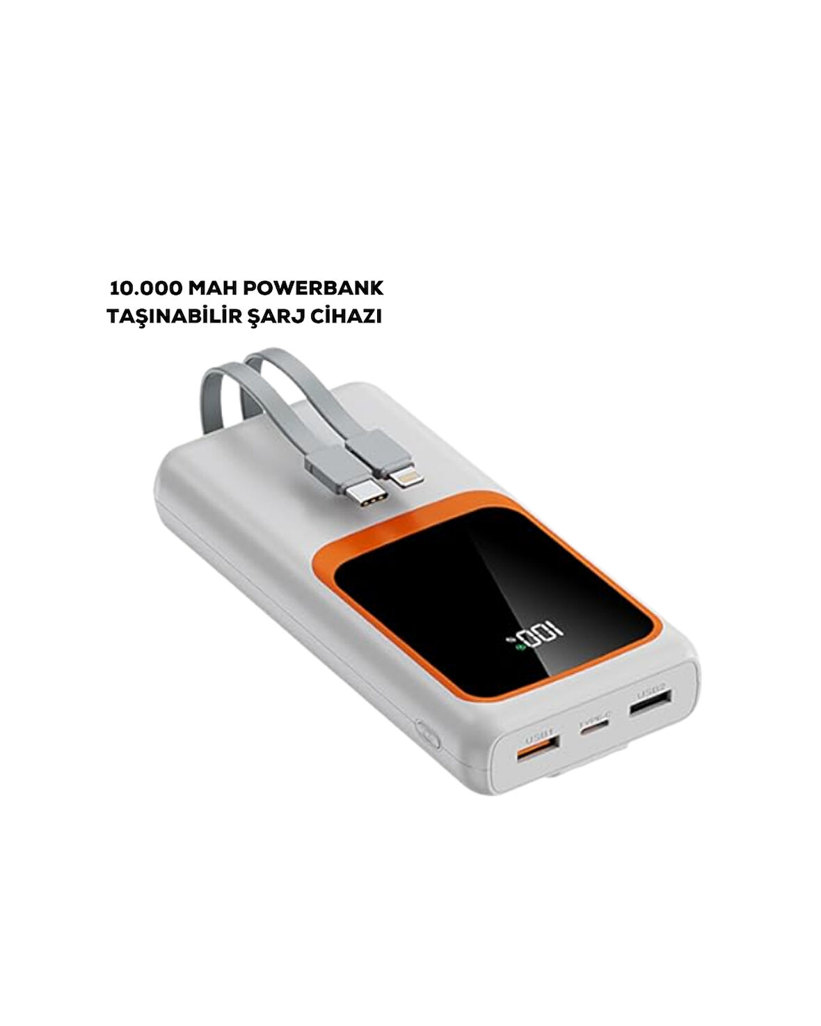 10000 mAh Taşınabilir Şarj Cihazı – Hızlı Şarj, Hafif ve Dayanıklı Tasarım
