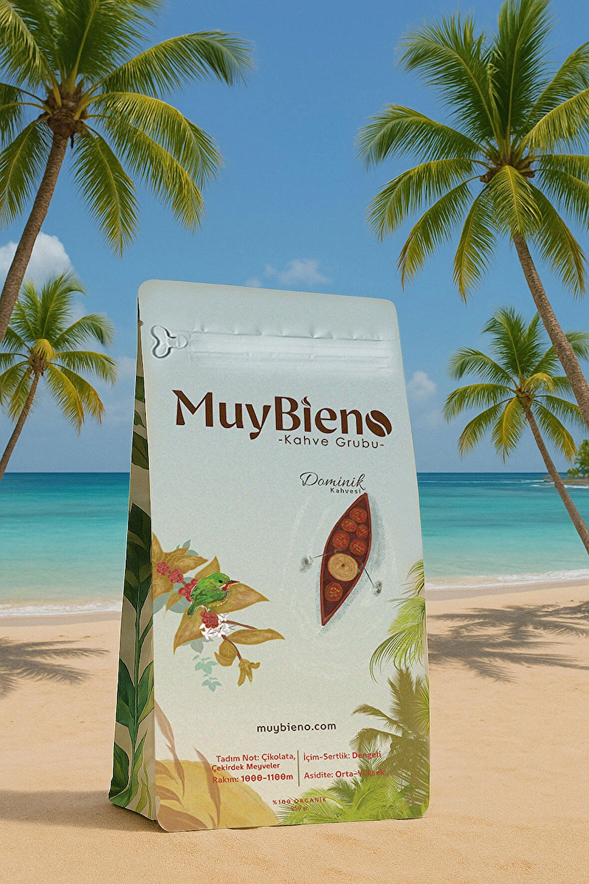 MuyBieno Dominik Barahana 250 gr. Çekirdek Kahve