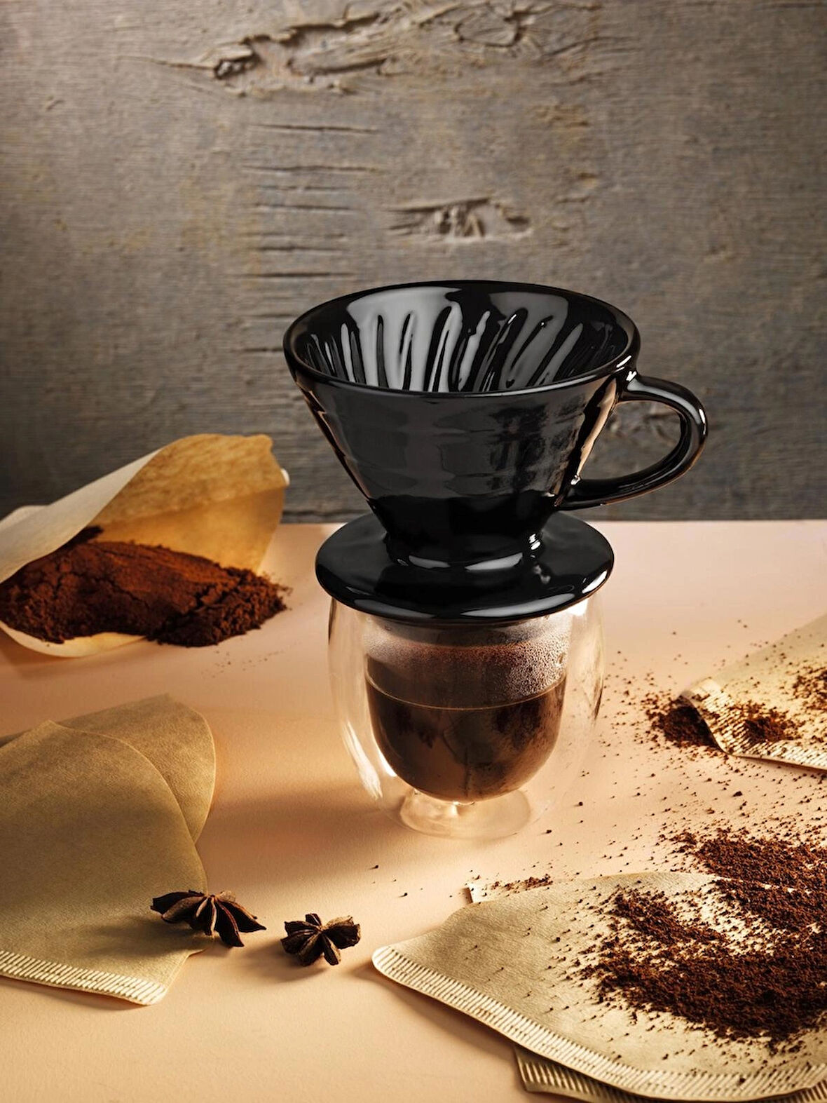 Muybieno Coffee Siyah Dripper V60