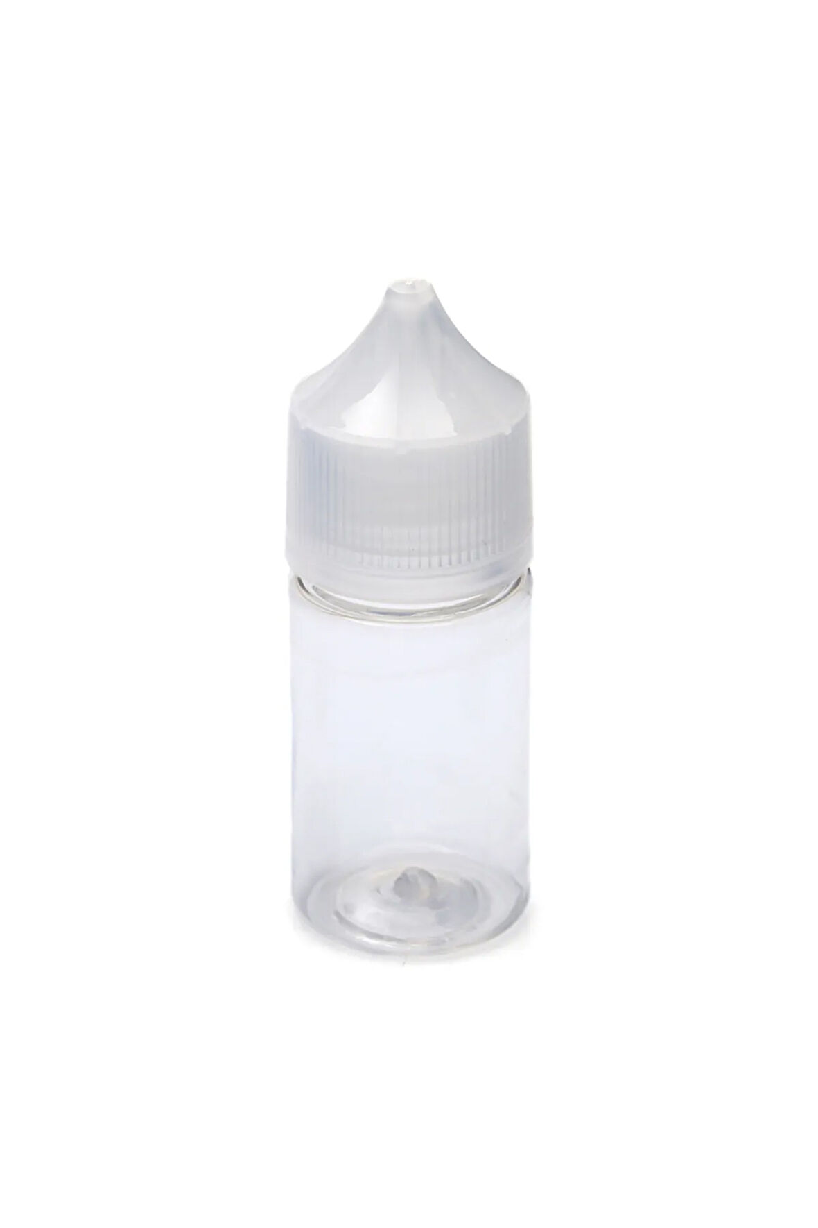 30 ml Gorilla - Pet Damlalık Şişe - Likit - Şeffaf - Şeffaf Kilit Kapak - Boş Şişe 10 - Adet