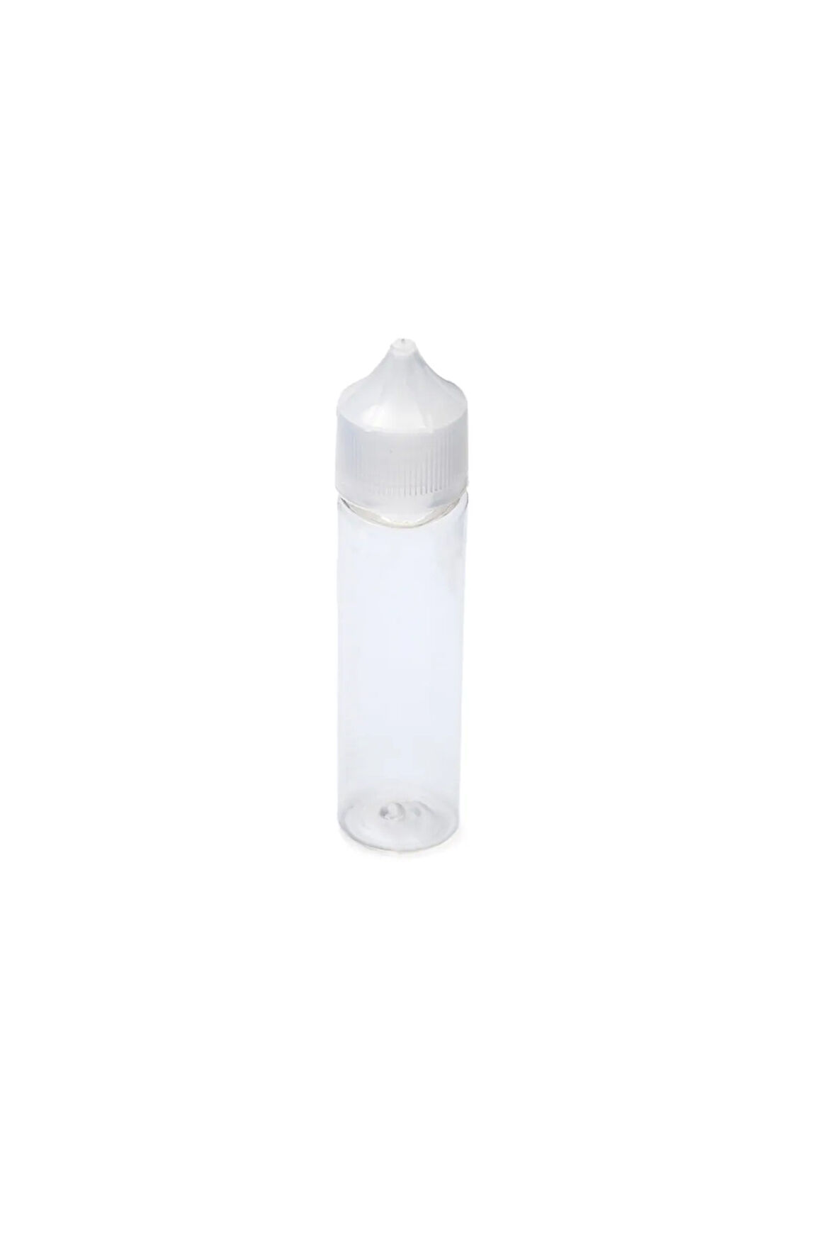 60 ml Gorilla - Pet Damlalık Şişe - Likit - Şeffaf - Şeffaf Kilit Kapaklı - Boş Şişe - 8 Adet