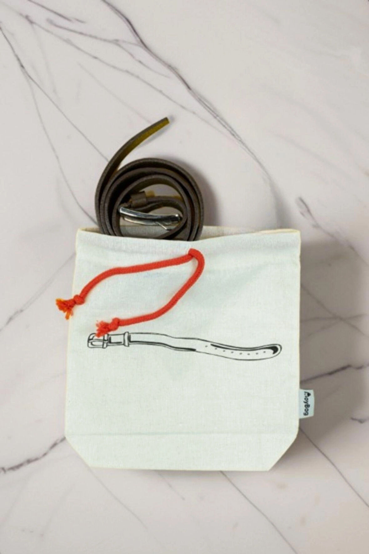 Kemer Baskılı Ham Bez Kese Ev Bavul Düzenleyici Organizer Seyahat Kesesi