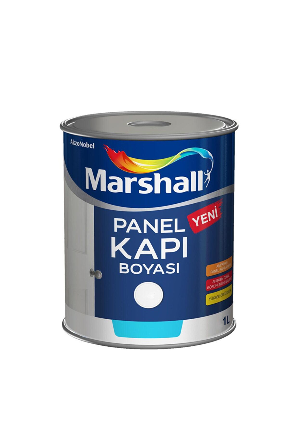 MARSHALL SU BAZLI PANEL KAPI BOYASI BEYAZ 0.75 LT