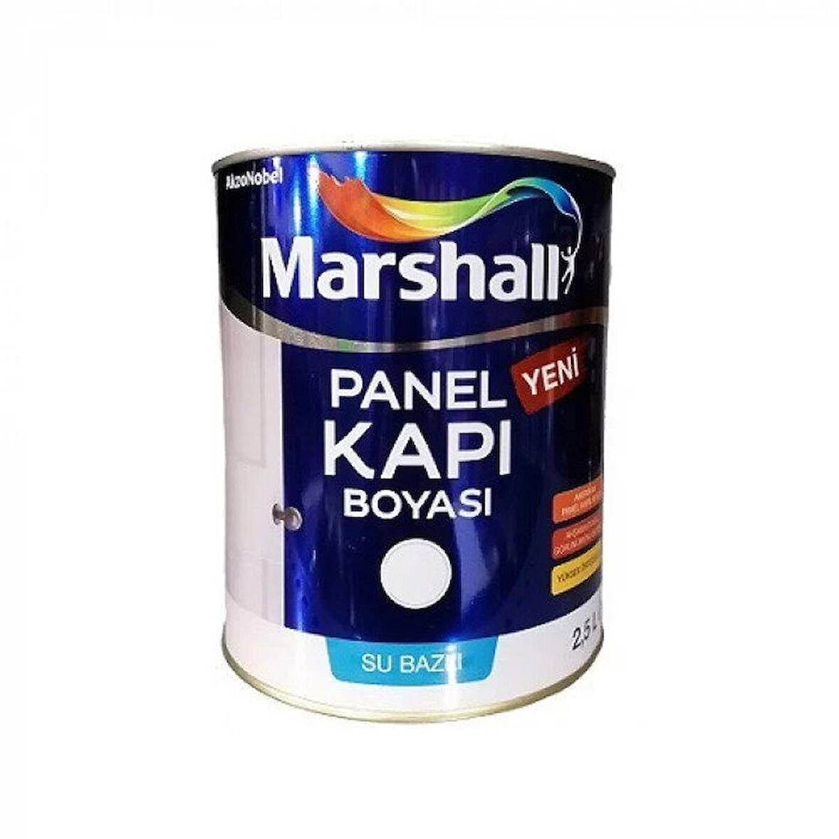 MARSHALL SU BAZLI PANEL KAPI BOYASI 2.5 LT BW BAZ BEYAZ