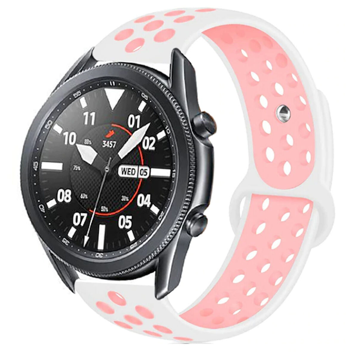 Samsung Galaxy Watch 3 45mm Kordon Delikli Spor Kordon