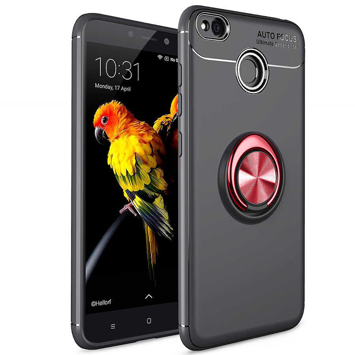 Xiaomi Redmi 4x Kılıf Yüzüklü Magnetli Ravel Case