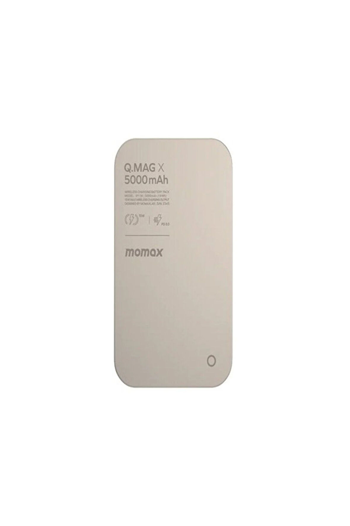 IP116E Q.MAG X 5000MAH MAGSAFE WİRELESS POWEBANK TİTANİUM