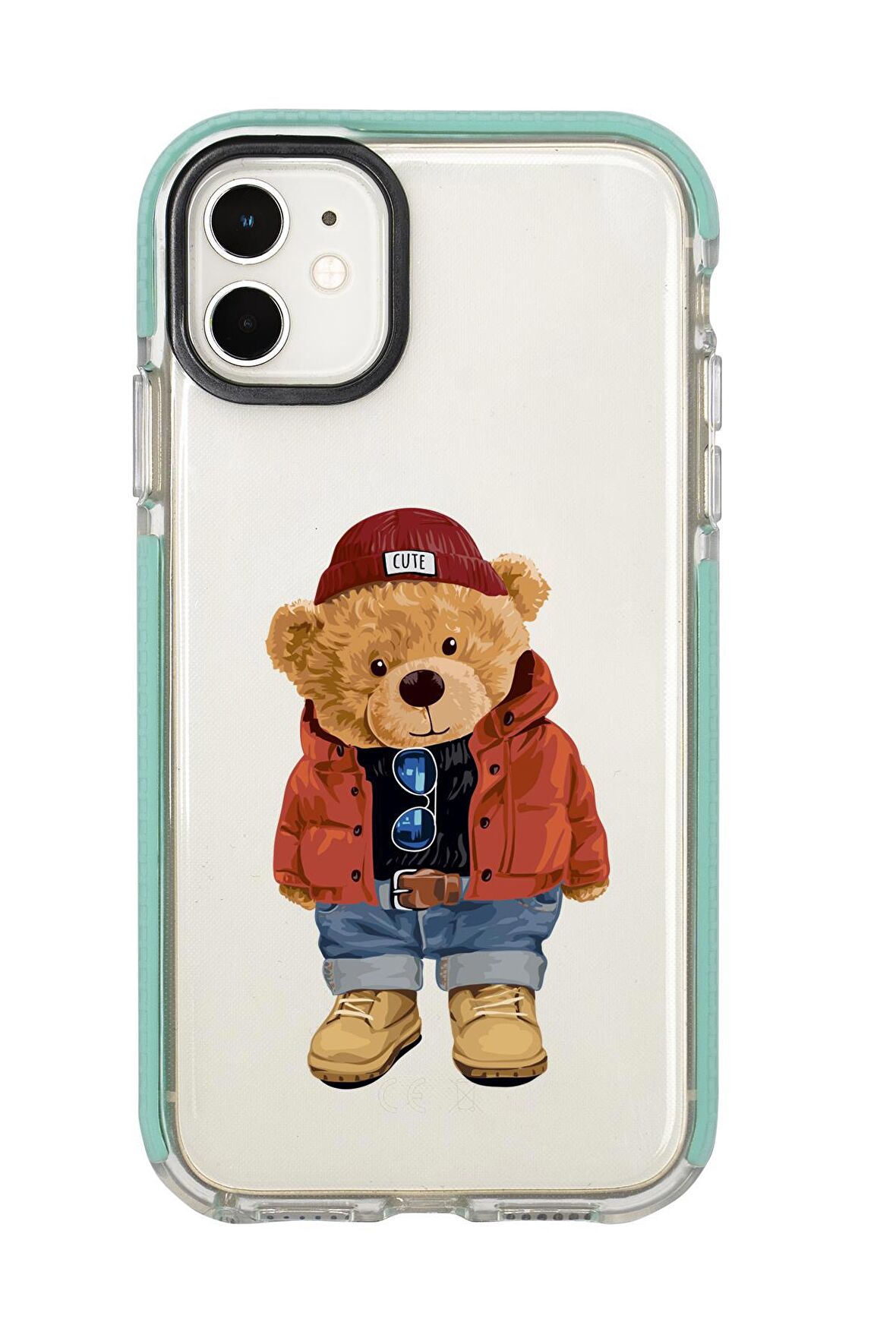 iPhone 11 Teddy Bear Candy Bumper Silikonlu Telefon Kılıfı