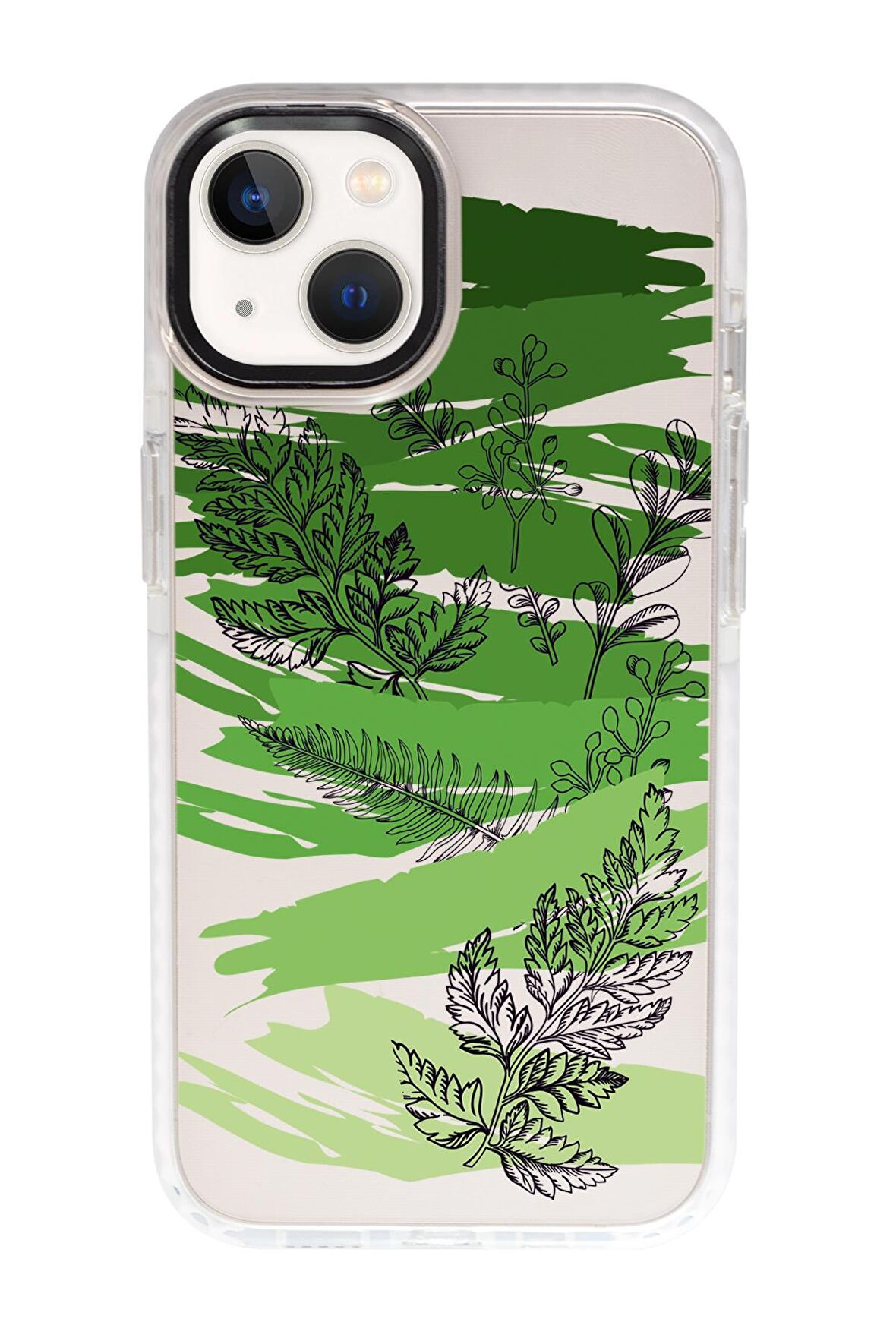 iPhone 15 Uyumlu Secret Life Desenli Candy Bumper Darbe Emci Silikonlu Telefon Kılıfı 