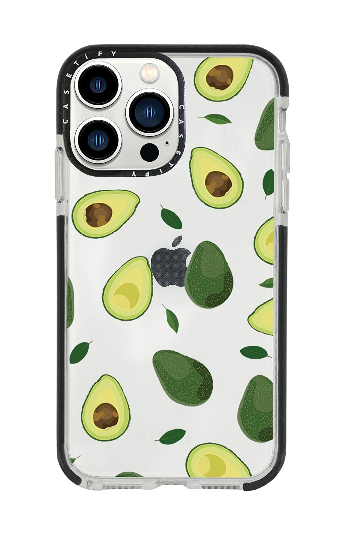 iPhone 13 Pro Max Avokado Casetify Darbe Emci Silikonlu Telefon Kılıfı