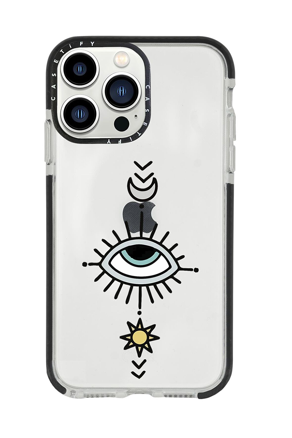 iPhone 13 Pro Max Nazar Göz Casetify Darbe Emci Silikonlu Telefon Kılıfı
