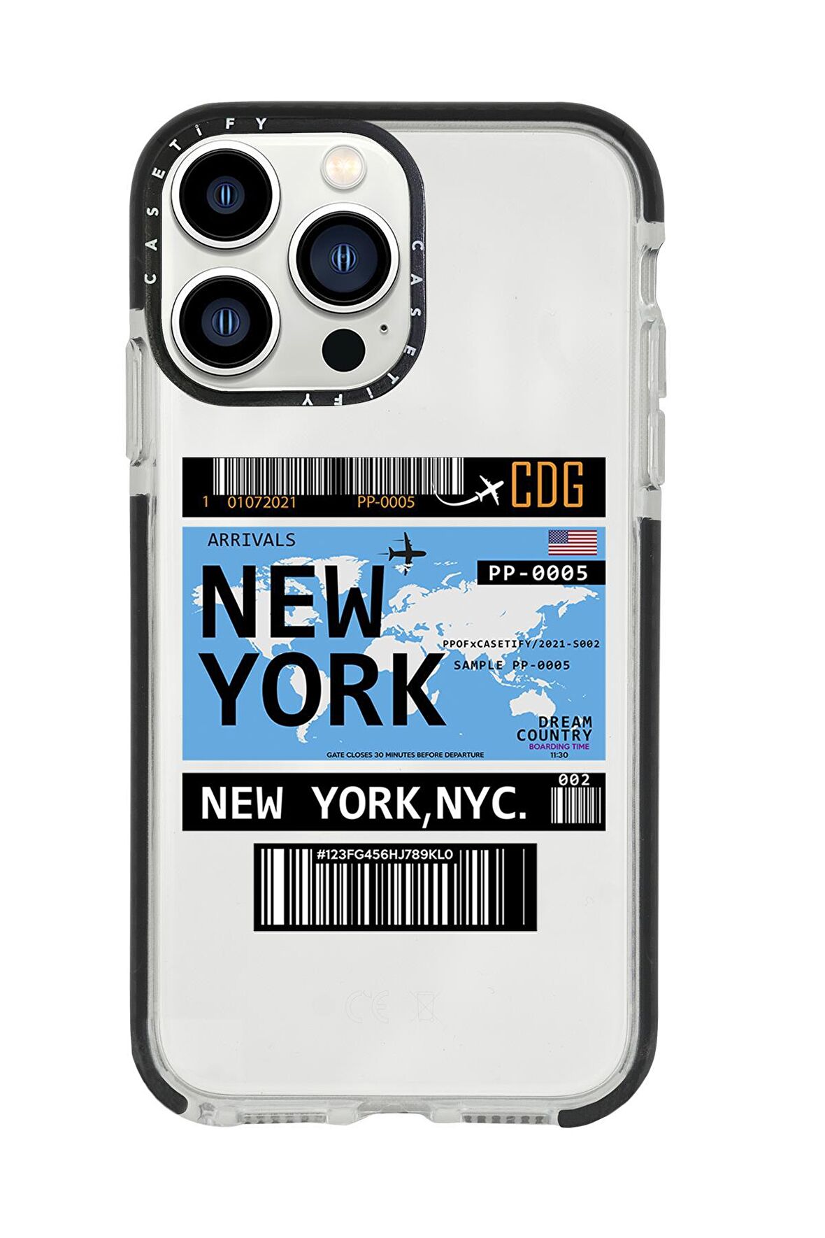 iPhone 13 Pro Max New York Casetify Darbe Emci Silikonlu Telefon Kılıfı