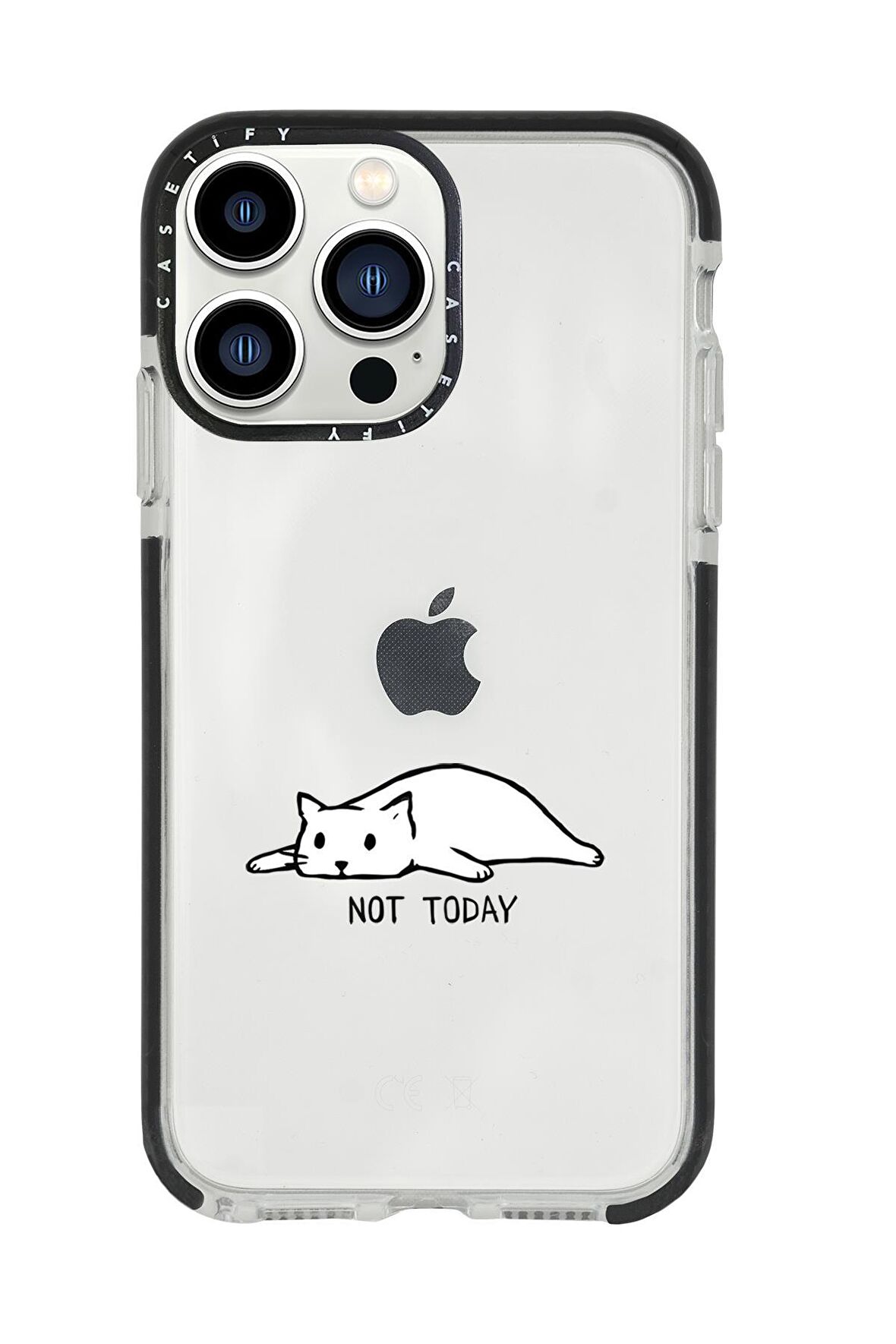 iPhone 13 Pro Max Not Today Casetify Darbe Emci Silikonlu Telefon Kılıfı
