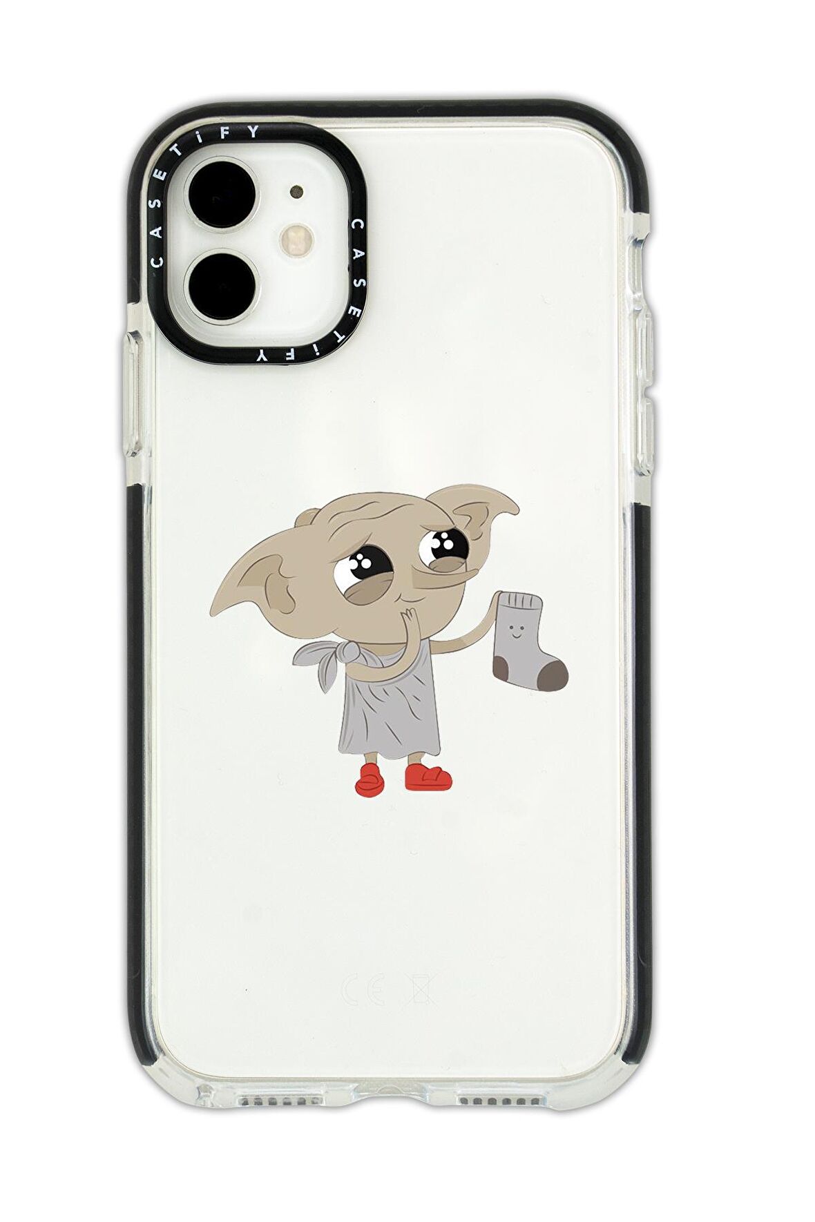 iPhone 12 Casetify Dobby Desenli Anti Shock Premium Silikonlu Siyah Kenar Detaylı Telefon Kılıfı