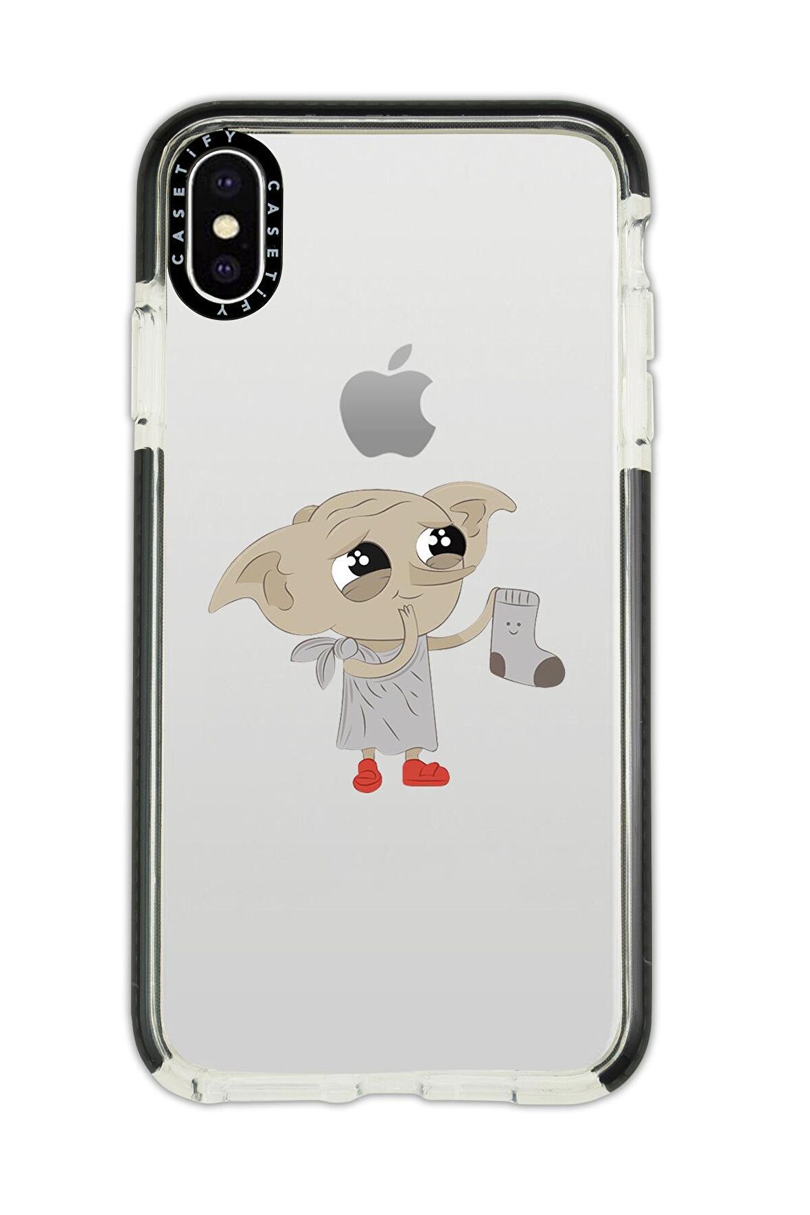 iPhone X Casetify Dobby Desenli Anti Shock Premium Silikonlu Siyah Kenar Detaylı Telefon Kılıfı