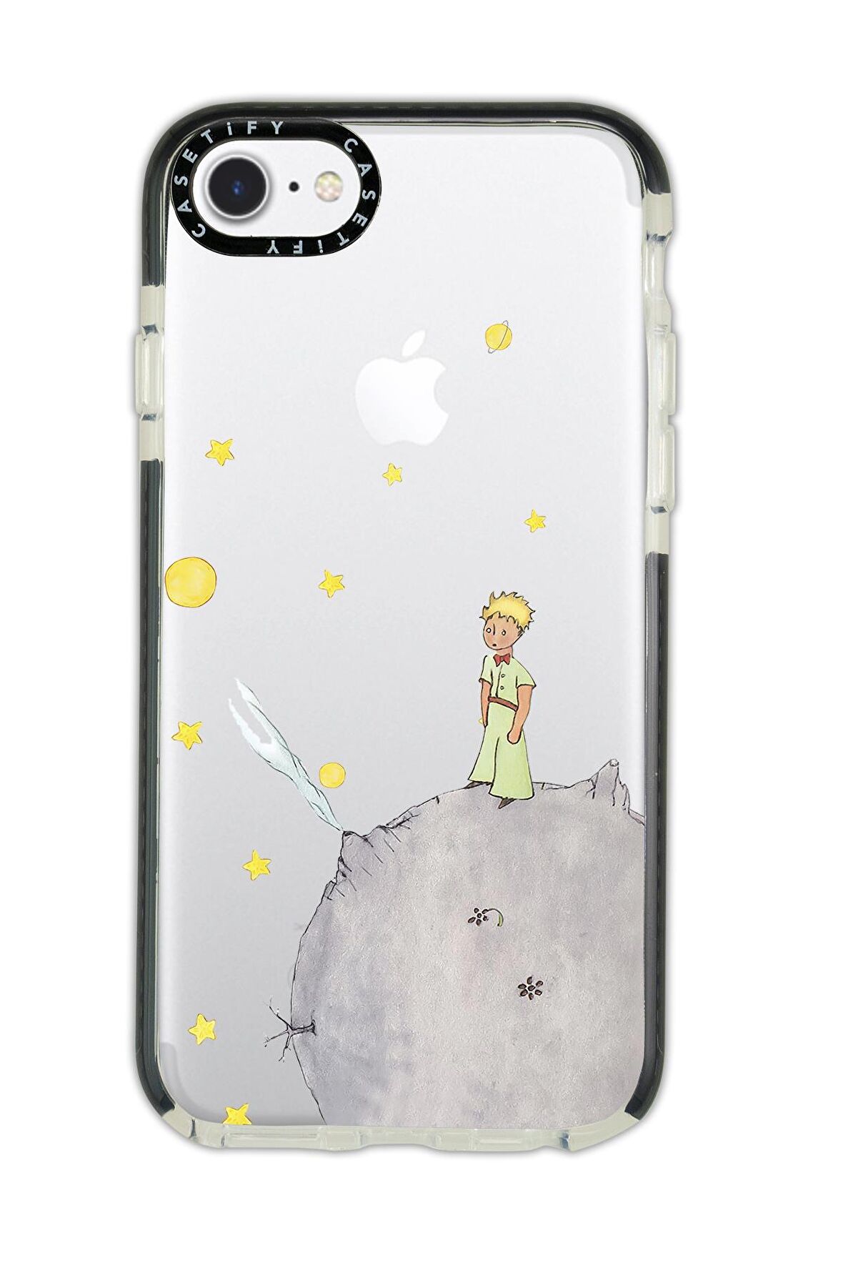 iPhone 6 Casetify Küçük Prens Desenli Anti Shock Premium Silikonlu Siyah Kenar Detaylı Telefon Kılıfı