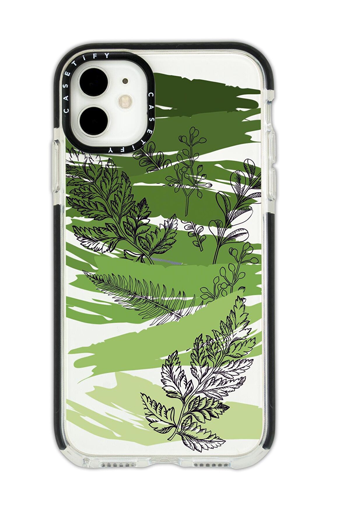 iPhone 12 Casetify Secret Life Desenli Anti Shock Premium Silikonlu Siyah Kenar Detaylı Telefon Kılıfı