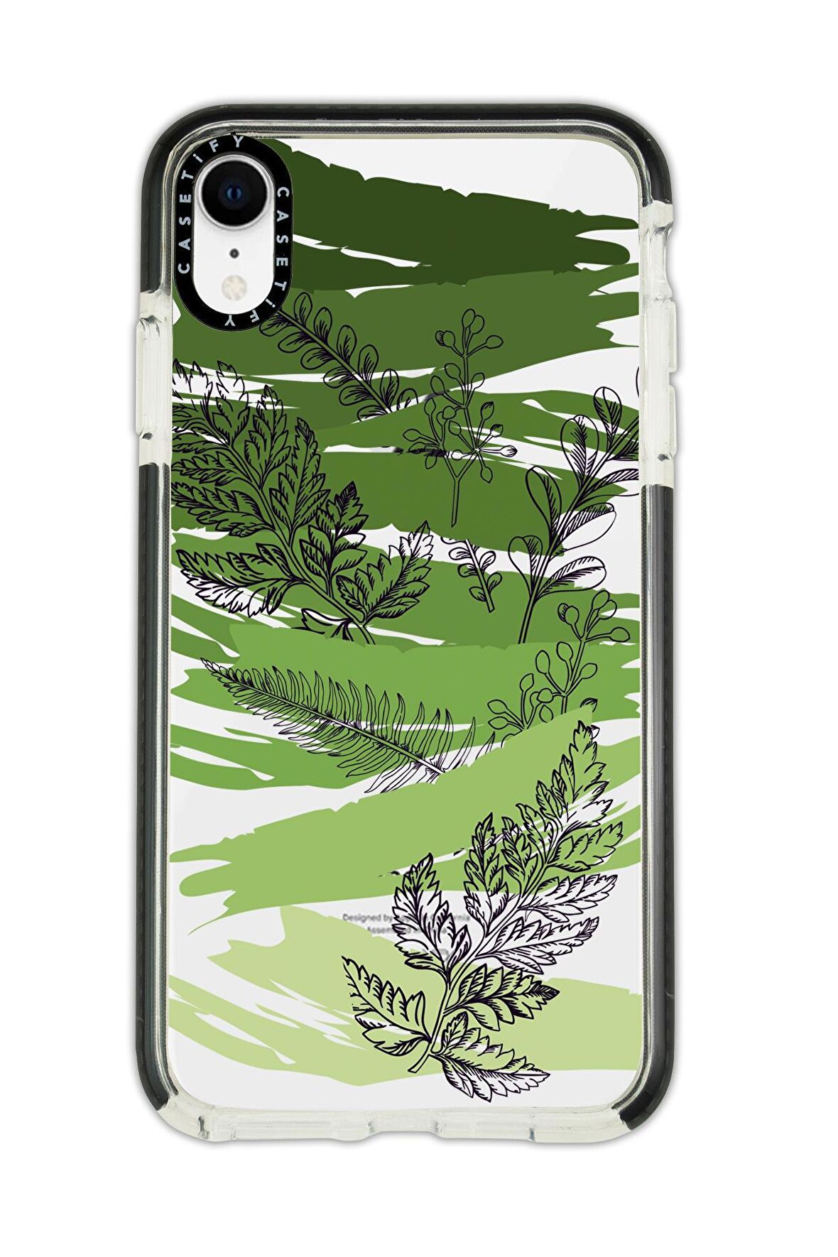 iPhone XR Casetify Secret Life Desenli Anti Shock Premium Silikonlu Siyah Kenar Detaylı Telefon Kılıfı
