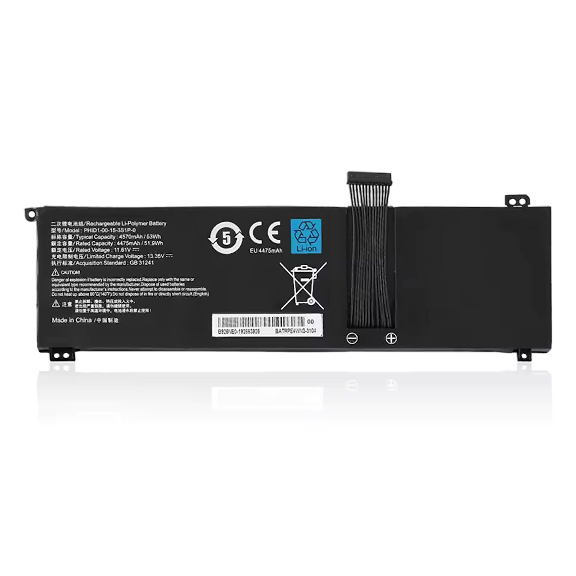 Mechrevo F1 -  4570mAh 11.61V Notebook Batarya Pil – Yüksek Performanslı, Uyumlu Güç Kaynağı