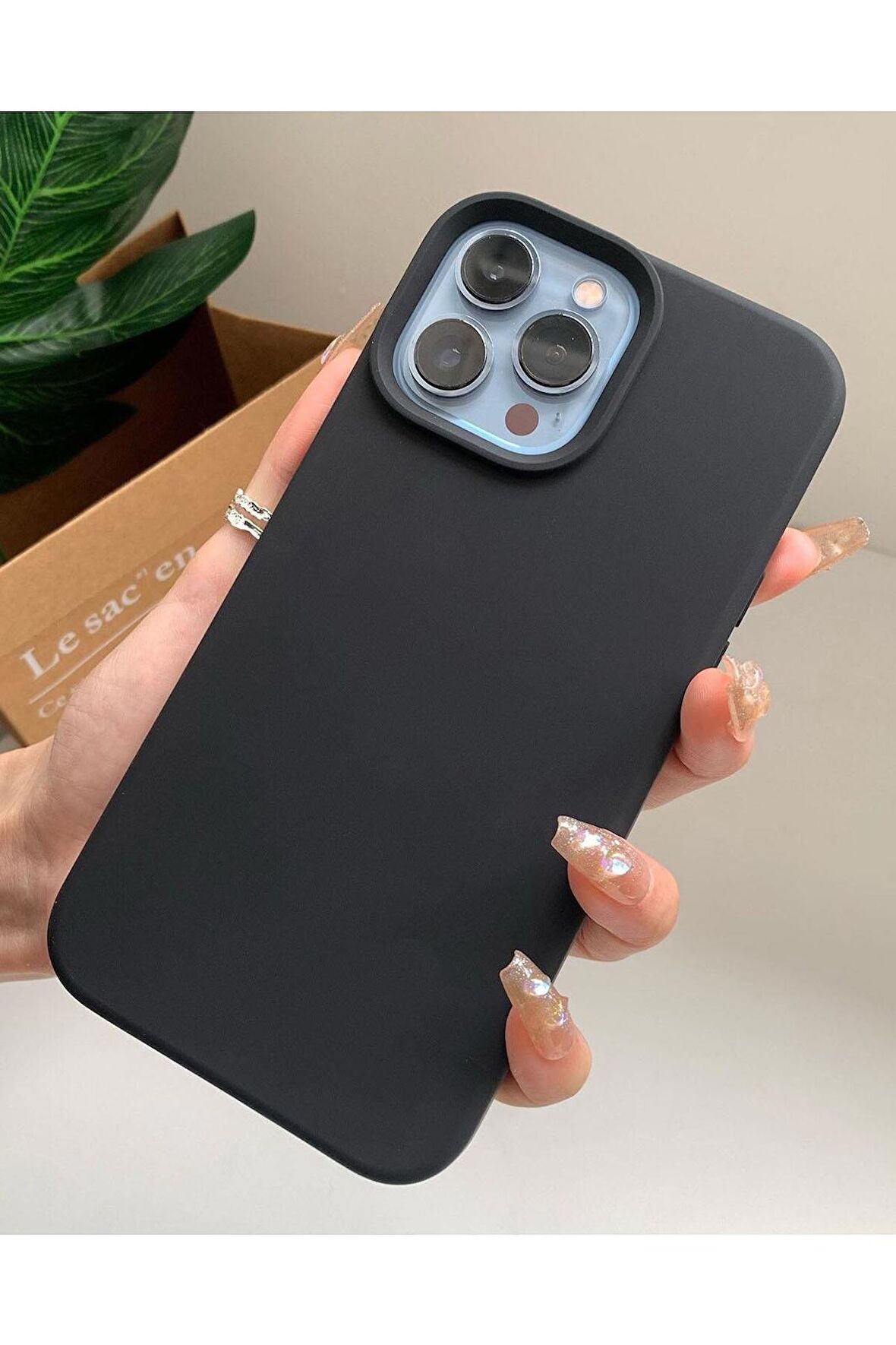 iPhone 14 Pro Uyumlu Premium Silikonlu Lansman Telefon Kılıfı