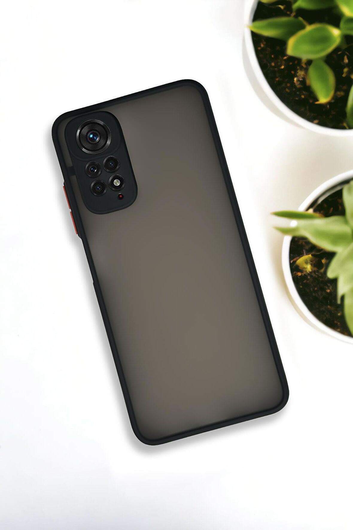 Xiaomi Redmi Note 11 / Redmi Note 11s Uyumlu Buzlu Şeffaf Lüx Telefon Kılıfı