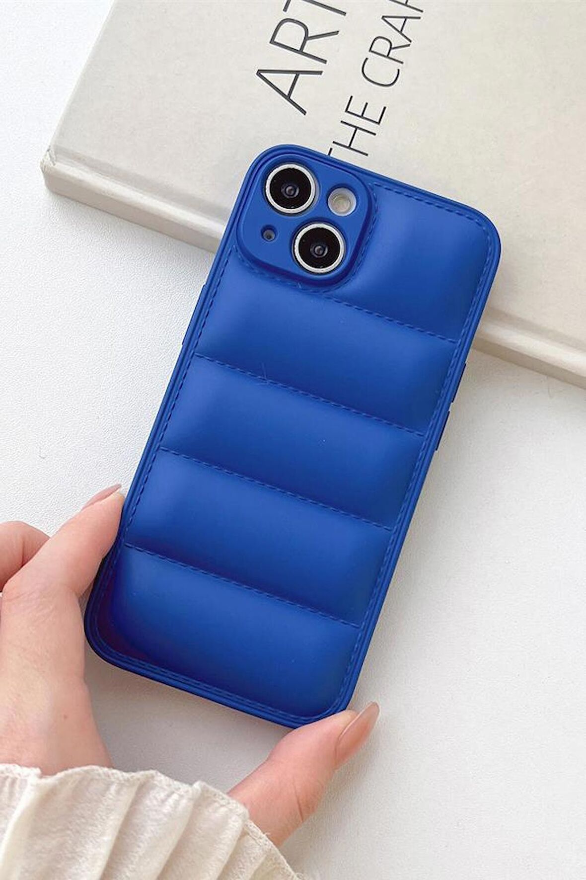iPhone 14 Plus Uyumlu Airbag Puffer Silikonlu Şişme Kılıf