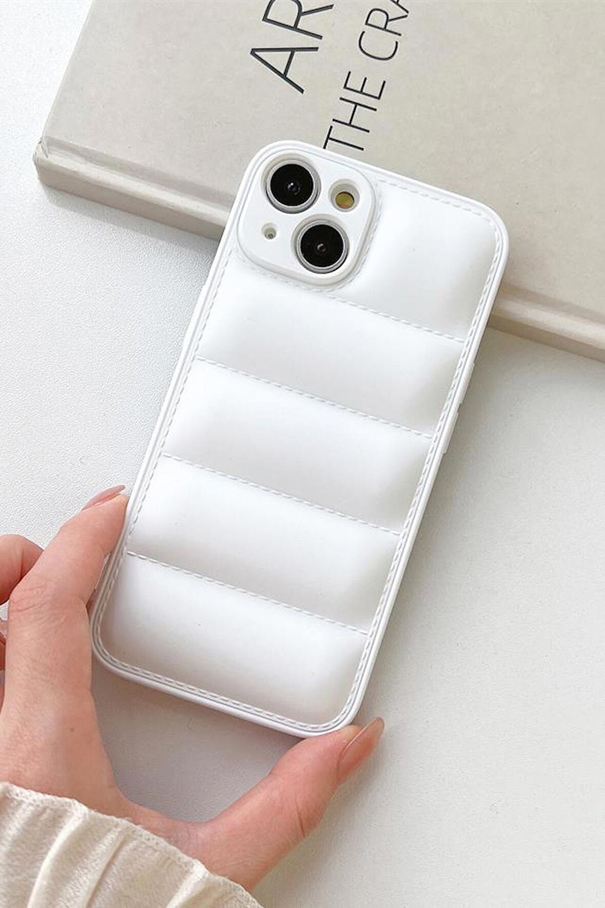 iPhone 14 Uyumlu Airbag Puffer Silikonlu Şişme Kılıf