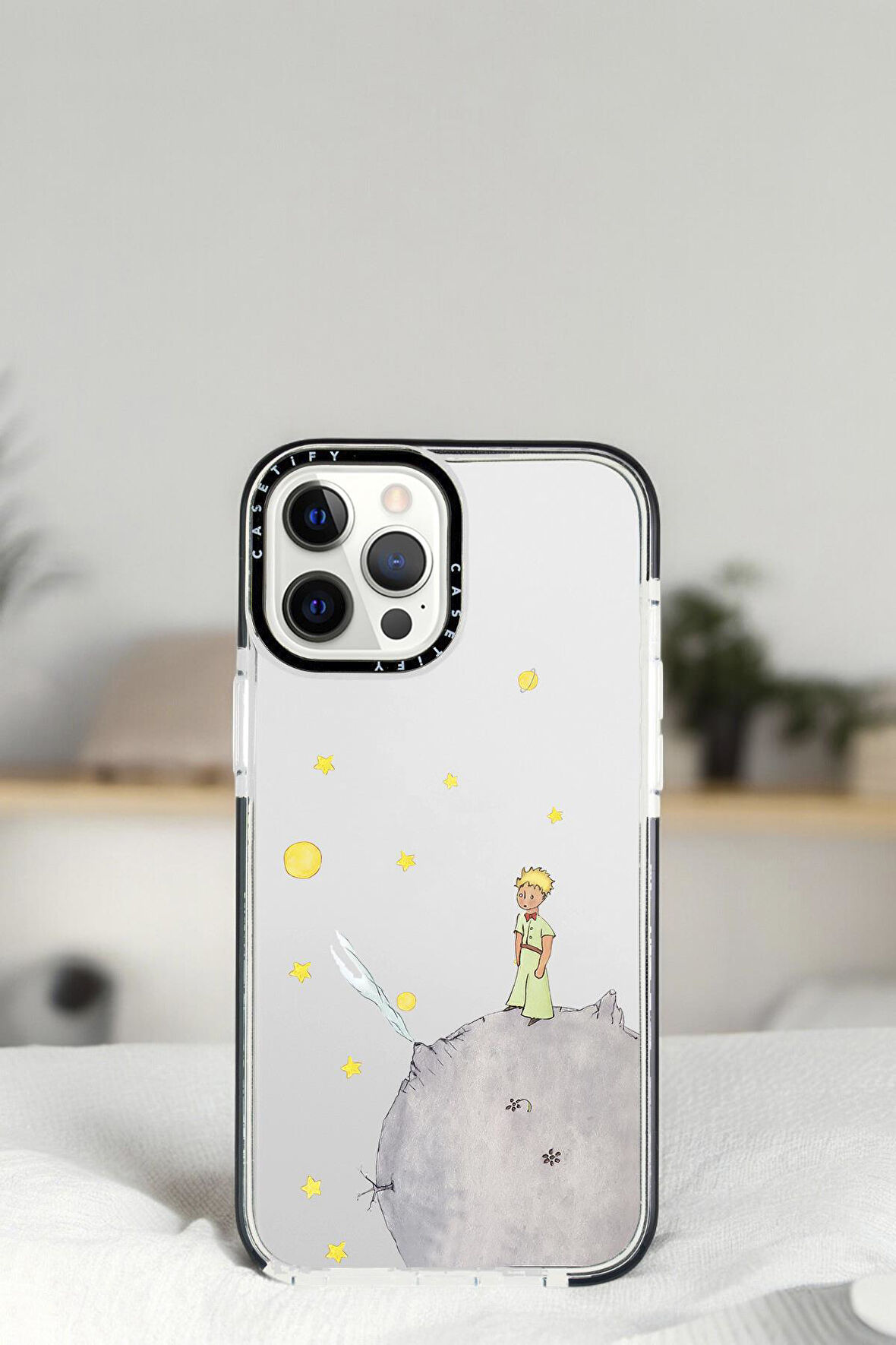 iPhone 13 Pro Küçük Prens Desenli Casetify Darbe Emci Silikonlu Telefon Kılıfı