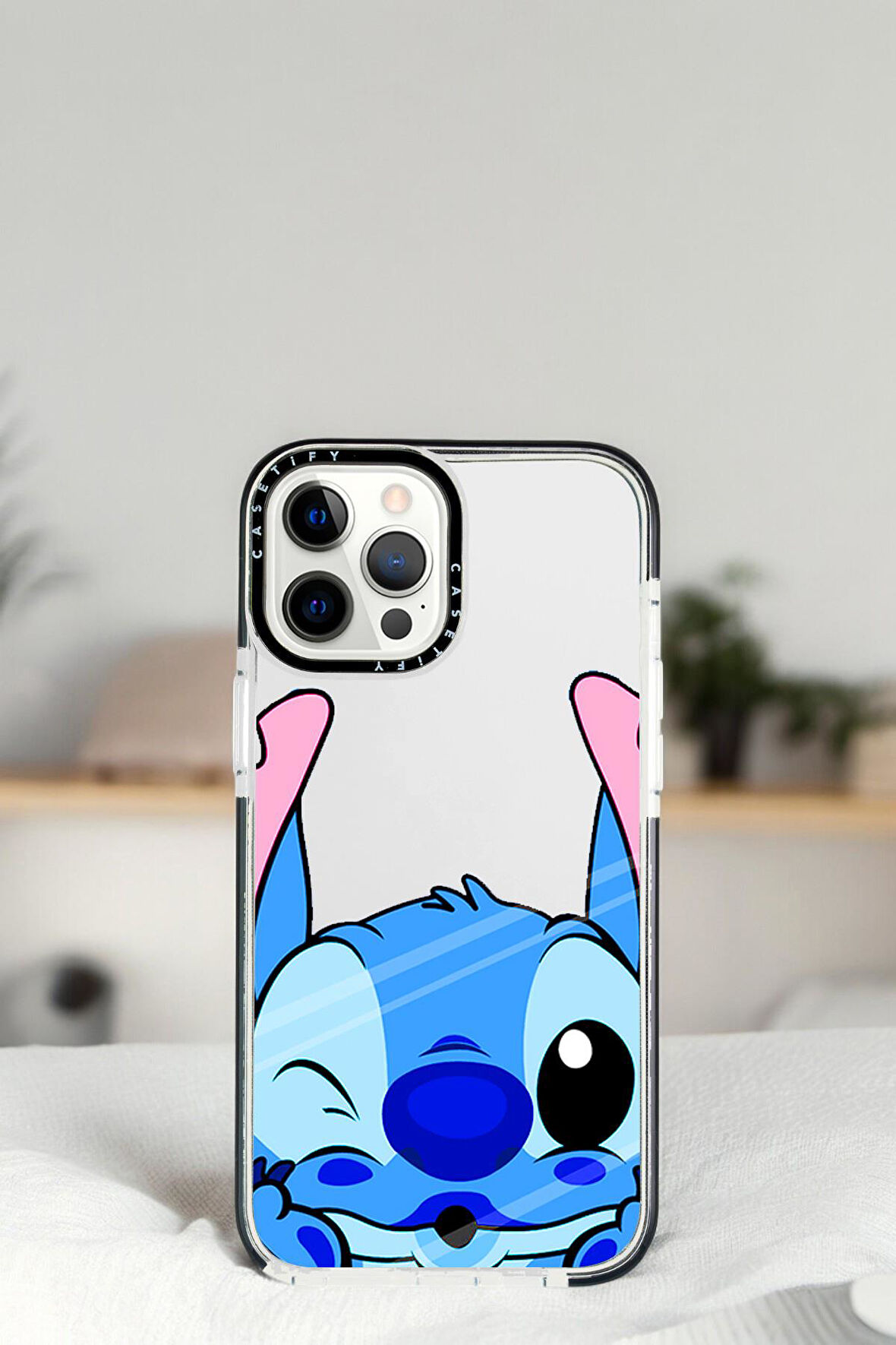 iPhone 14 Pro Stitch Desenli Casetify Darbe Emci Silikonlu Telefon Kılıfı