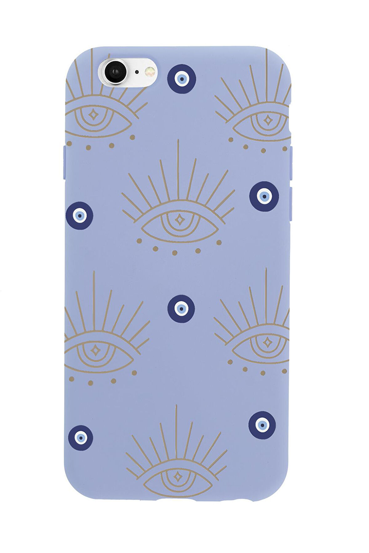 iPhone 6 Plus Uyumlu Evil Eye Desenli Premium Silikonlu Telefon Kılıfı