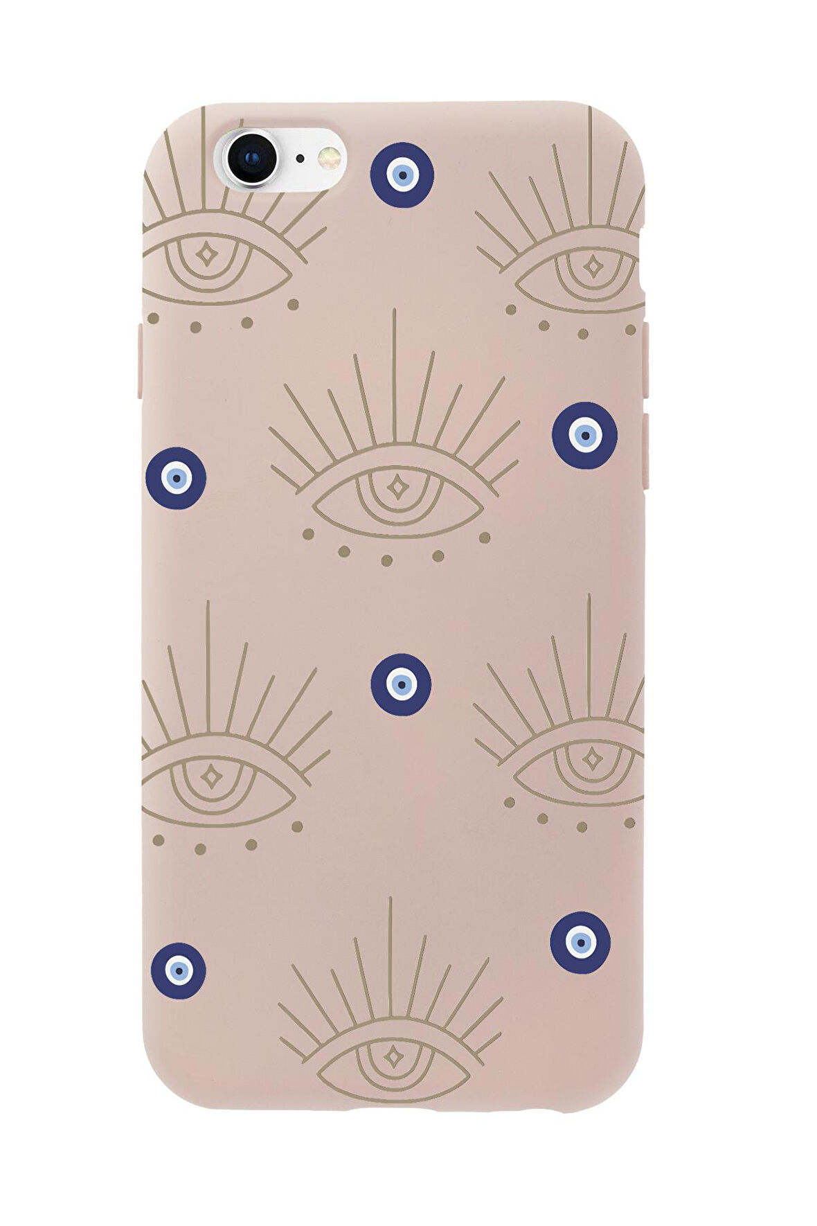 iPhone 6 Plus Uyumlu Evil Eye Desenli Premium Silikonlu Telefon Kılıfı