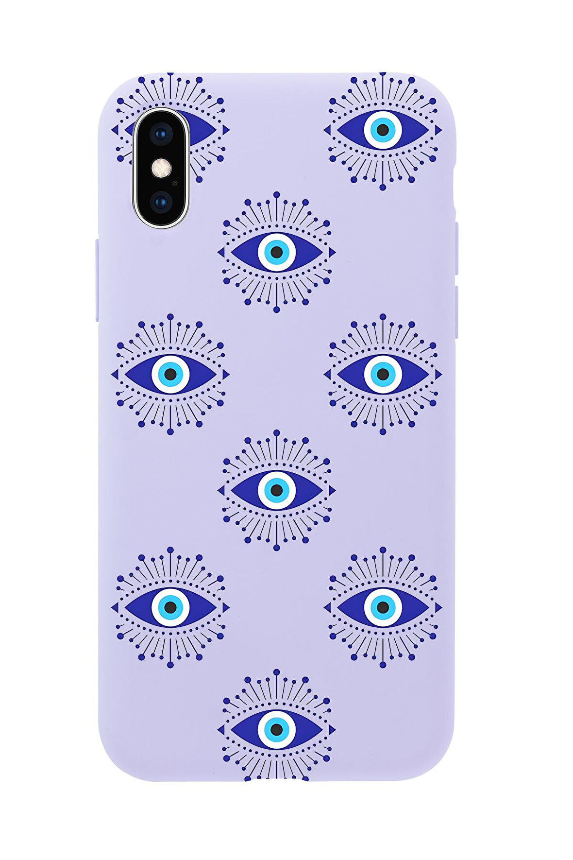 iPhone X Uyumlu Mystic Aura Desenli Premium Silikonlu Telefon Kılıfı