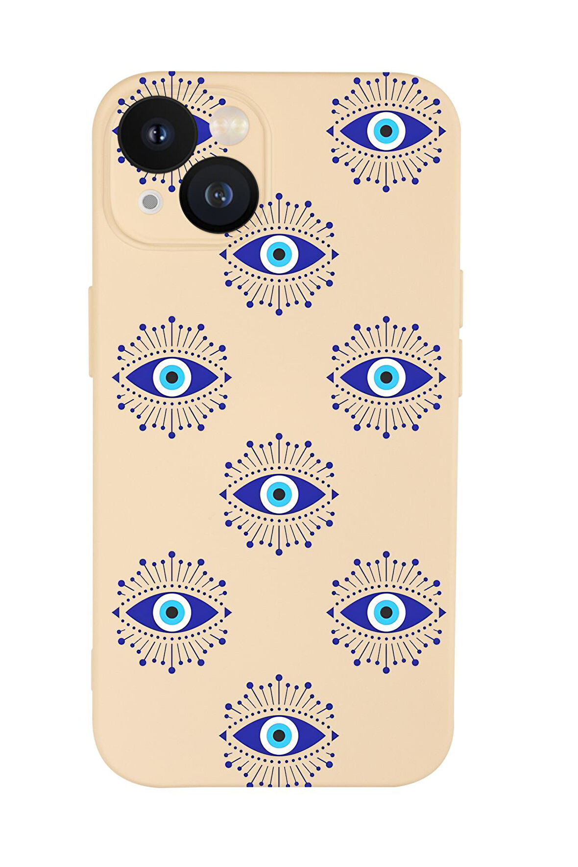 iPhone 13 Mini Uyumlu Mystic Aura Desenli Premium Silikonlu Telefon Kılıfı