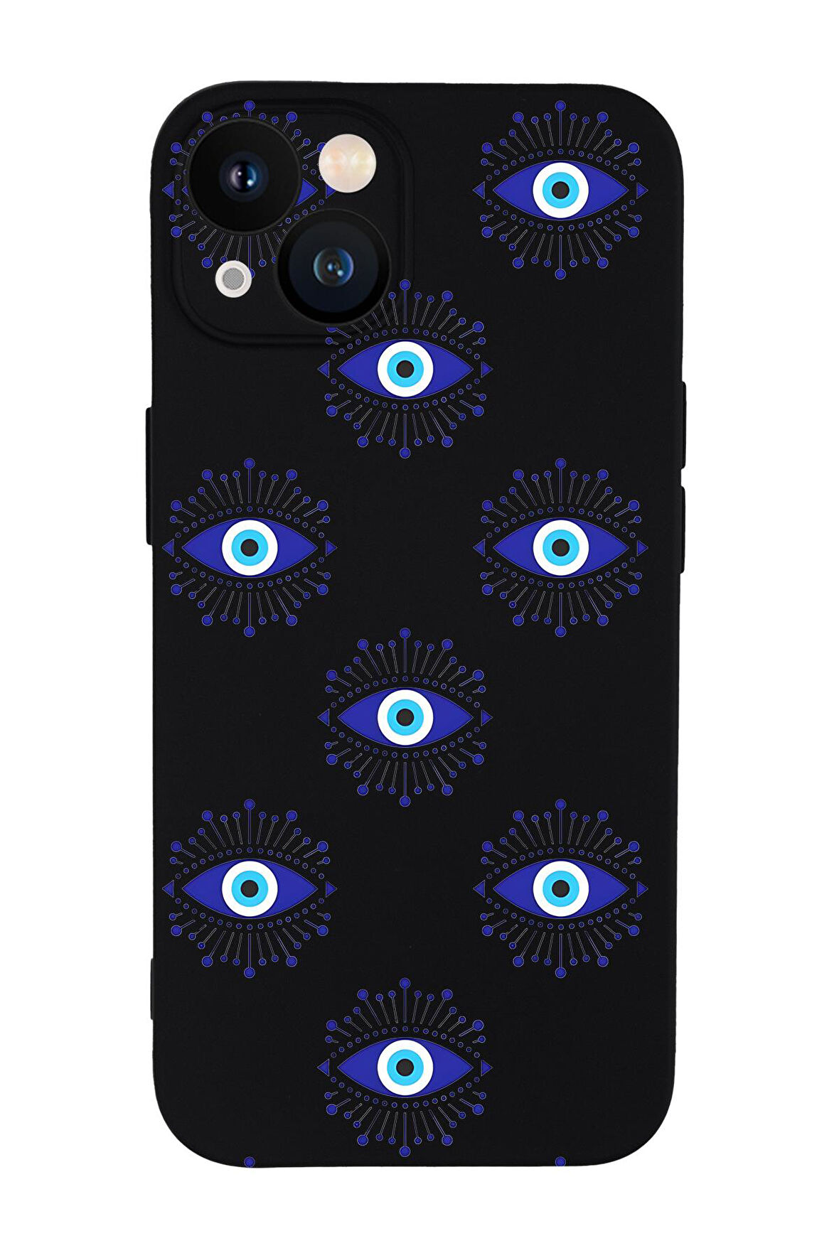 iPhone 13 Mini Uyumlu Mystic Aura Desenli Premium Silikonlu Telefon Kılıfı