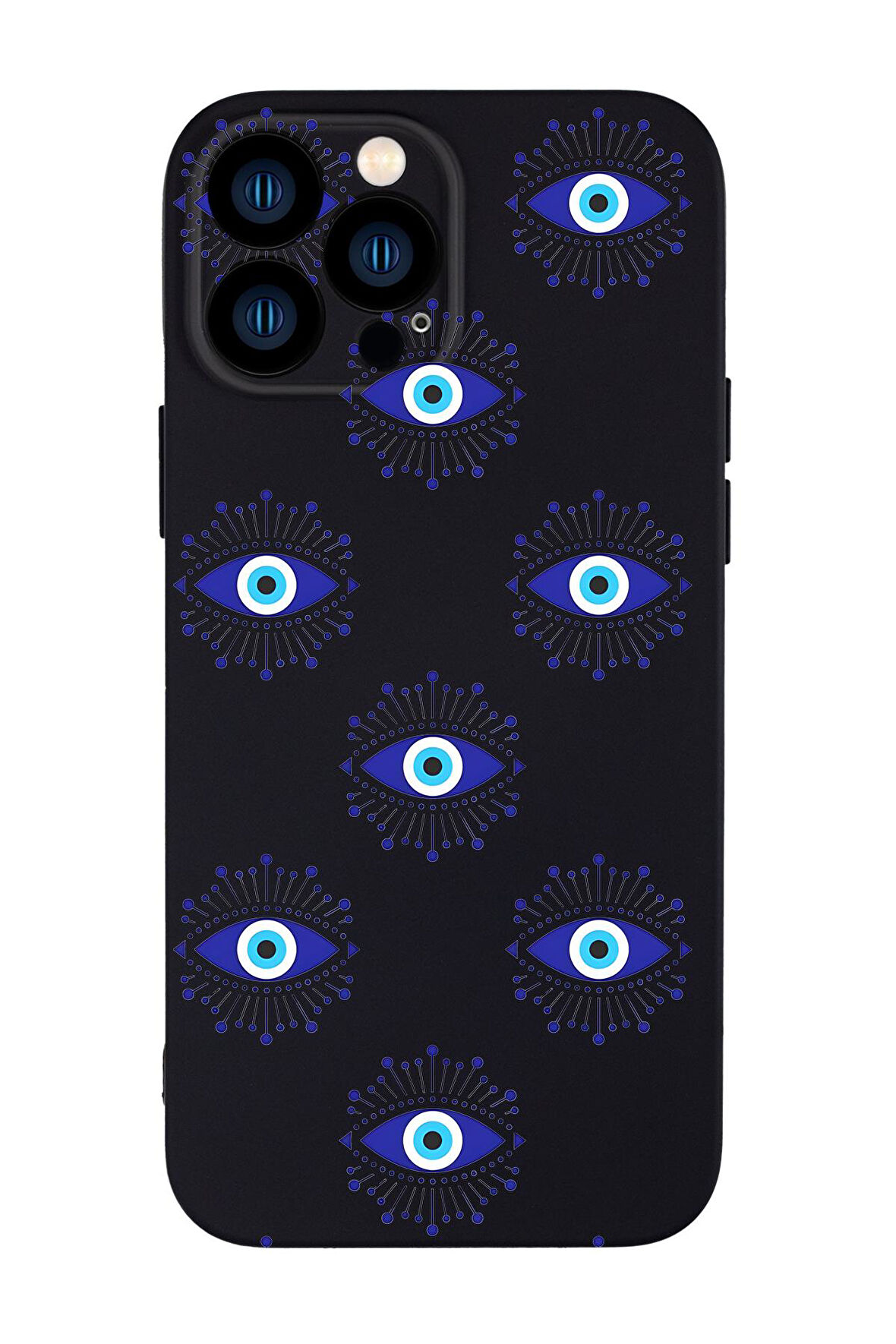 iPhone 13 Pro Max Uyumlu Mystic Aura Desenli Kamera Korumalı Premium Silikonlu Telefon Kılıfı