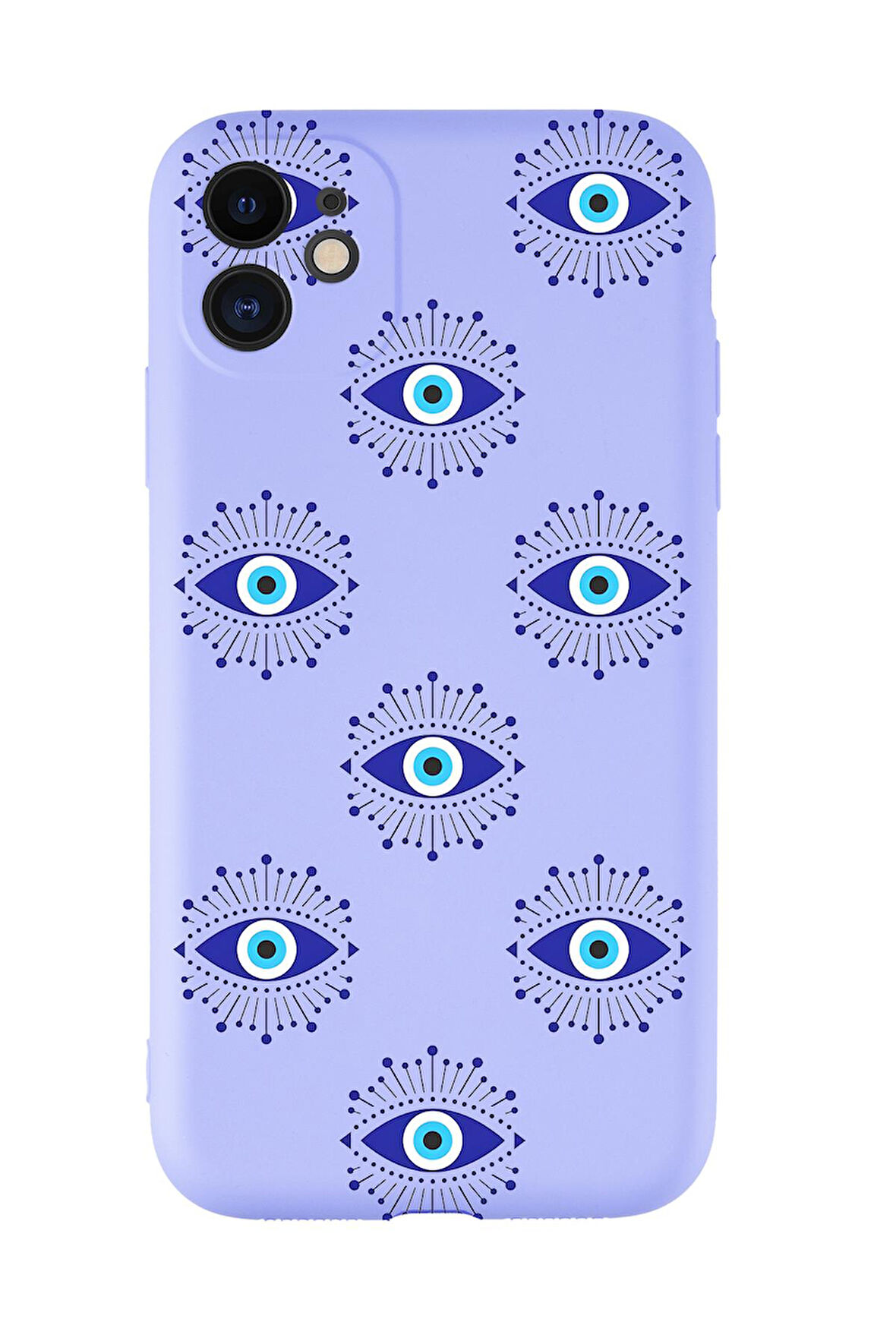 iPhone 11 Uyumlu Mystic Aura Desenli Kamera Korumalı Premium Silikonlu Telefon Kılıfı