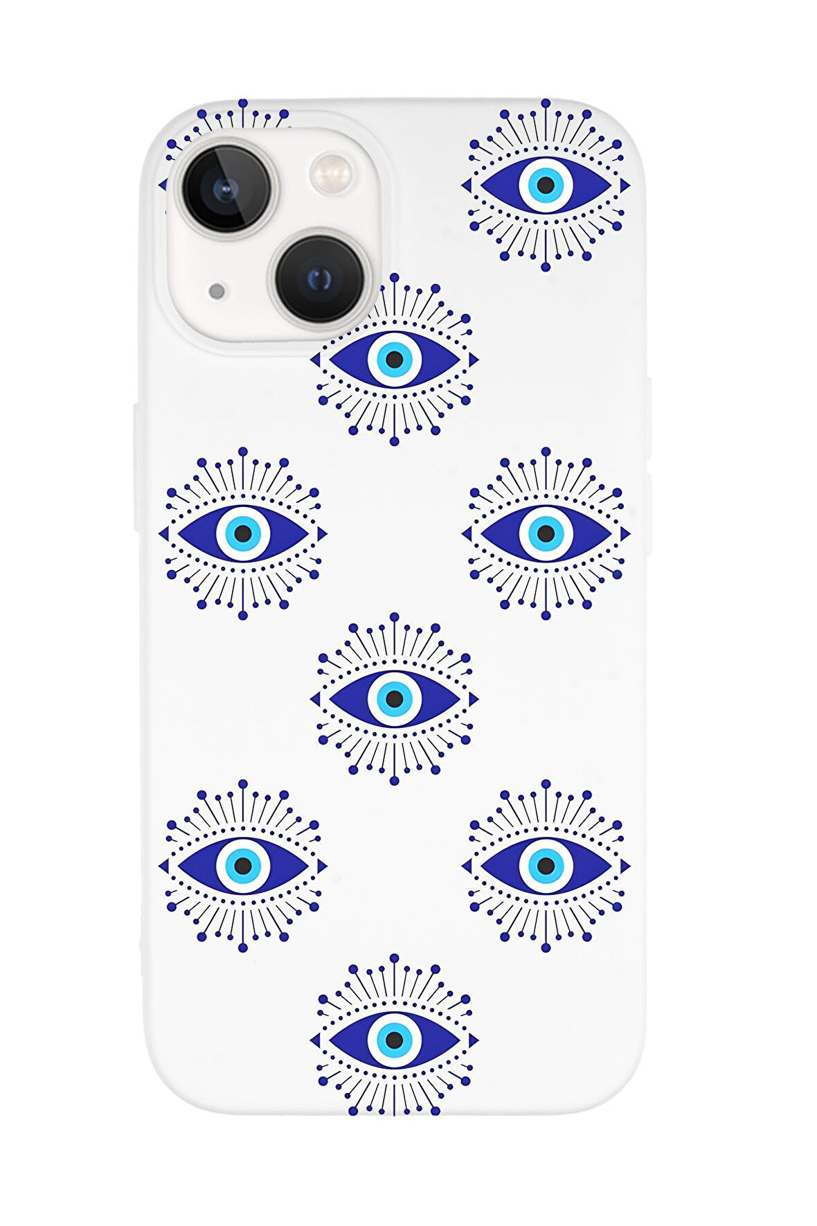 iPhone 15 Uyumlu Mystic Aura Desenli Premium Silikonlu Telefon Kılıfı